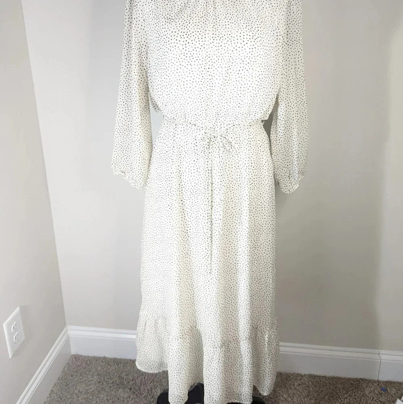 Collective Concepts Women's Puff Sleeves Dress Size Medium - Picture 2 of 5